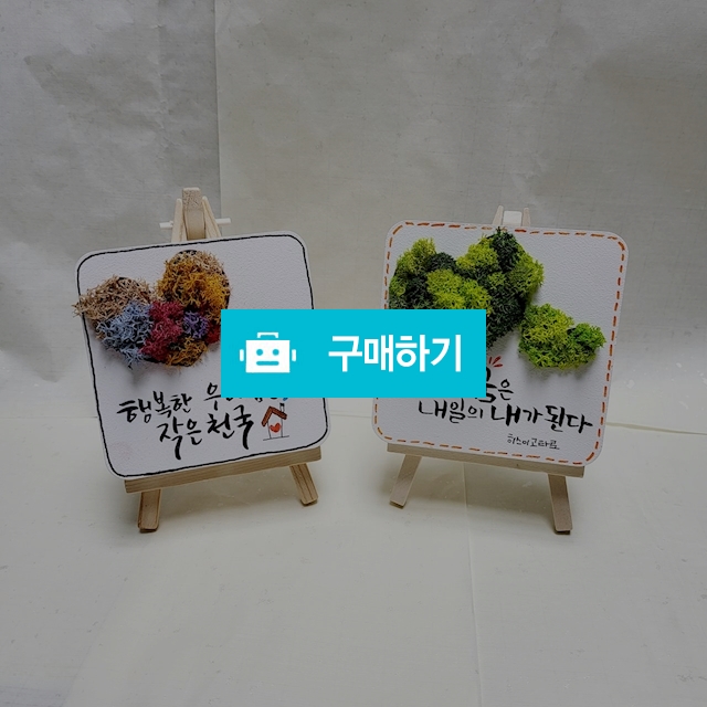 모스 미니액자 만들기 / 여주랑놀다가게 / 디비디비 / 구매하기 / 특가할인