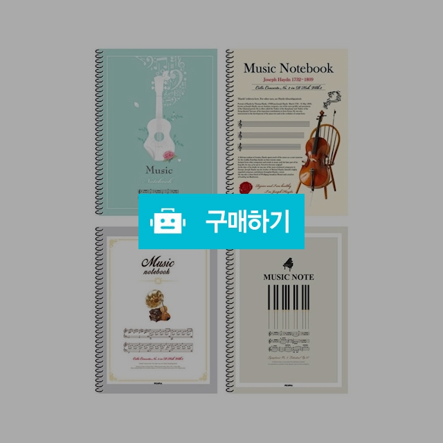 펜피아 중고생 3000 스프링 음악노트 랜덤 10권 / 설래임 / 디비디비 / 구매하기 / 특가할인