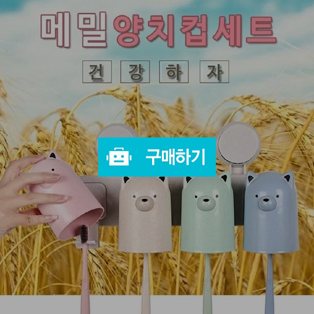 양치컵칫솔걸이세트 / 쪼잔한대님의 스토어 / 디비디비 / 구매하기 / 특가할인