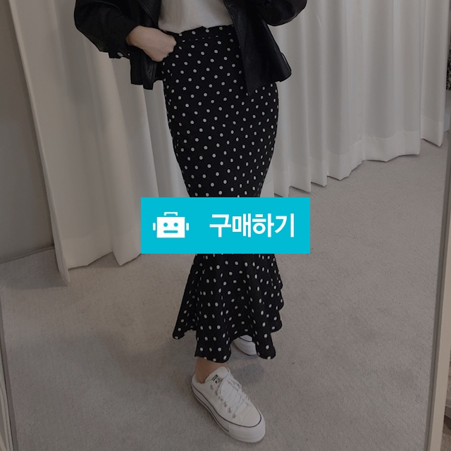 하이웨스트 도트 머메이드 롱 스커트 / jihyo님의 스토어 / 디비디비 / 구매하기 / 특가할인
