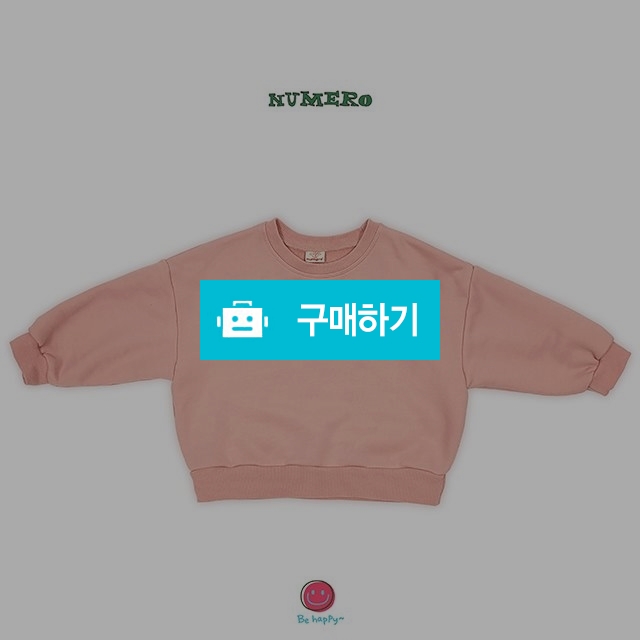 스마일스웻셔츠 - 피치핑크 / 누메로아동복 / 디비디비 / 구매하기 / 특가할인