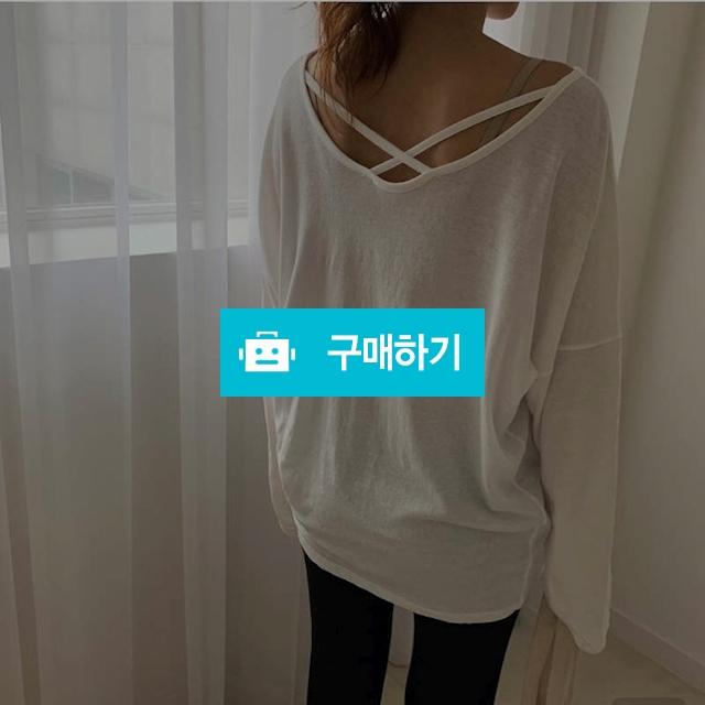 여리핏 백스트랩 티셔츠 / 바이에스 / 디비디비 / 구매하기 / 특가할인