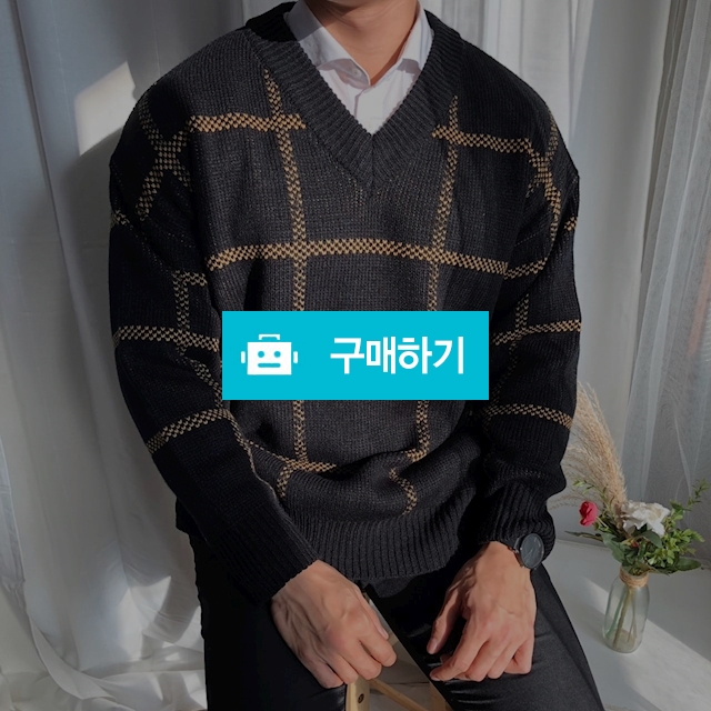 브이넥 오버핏 자가드 니트 (4colors) / sdlfixcvojwSD님의 스토어 / 디비디비 / 구매하기 / 특가할인
