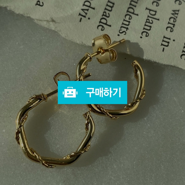 줄리아 심플골드 반링 스터드 귀걸이 / 로맨틱한 당신을 위한 라미피치 / 디비디비 / 구매하기 / 특가할인