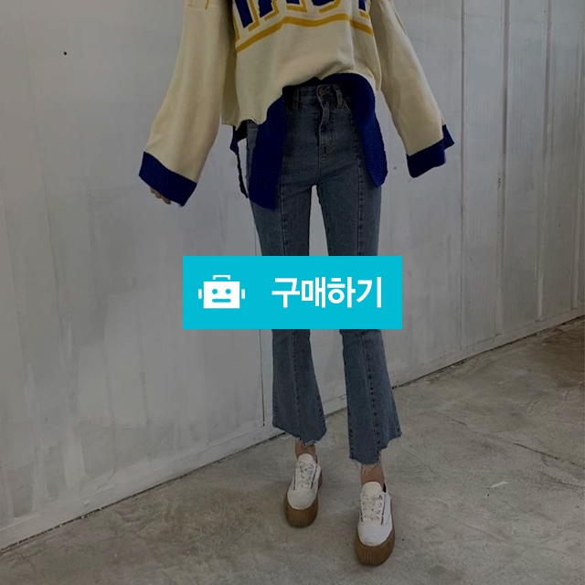 밑단 언발 절개 부츠컷 청바지 / 멜로디민 / 디비디비 / 구매하기 / 특가할인