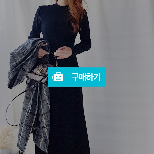 반목 퍼프 니트 롱원피스 / 라비융 RaviYung / 디비디비 / 구매하기 / 특가할인
