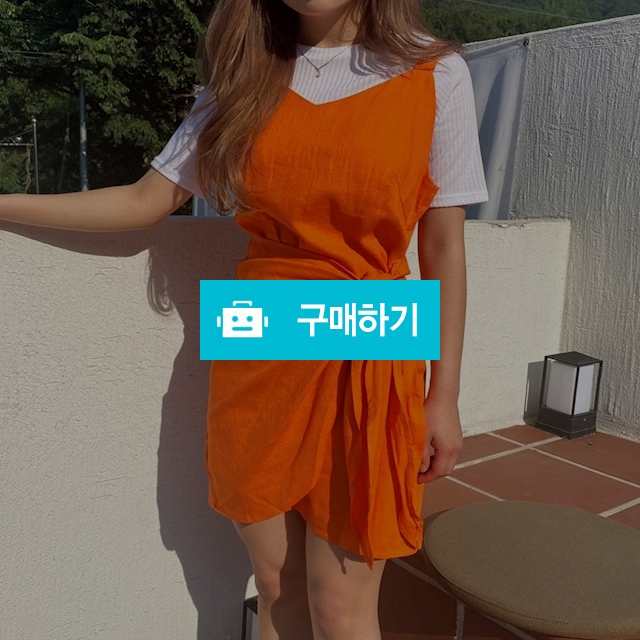 뷔스티에 린넨 랩 미니 원피스 / melodymin 멜로디민 / 디비디비 / 구매하기 / 특가할인