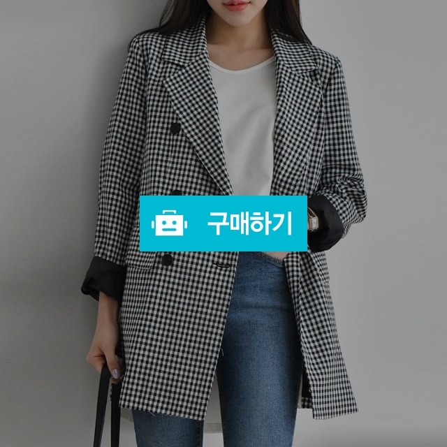 고방 체크 투버튼 투카라 포켓 자켓 / 겟잇미 / 디비디비 / 구매하기 / 특가할인