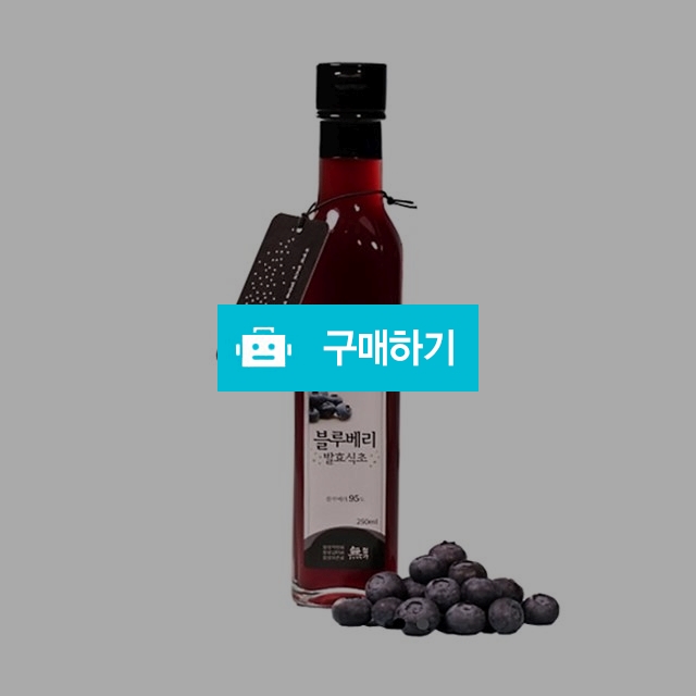 블루베리 발효식초 (500ml - 250mlX2병) / 뉴트리세븐 / 디비디비 / 구매하기 / 특가할인
