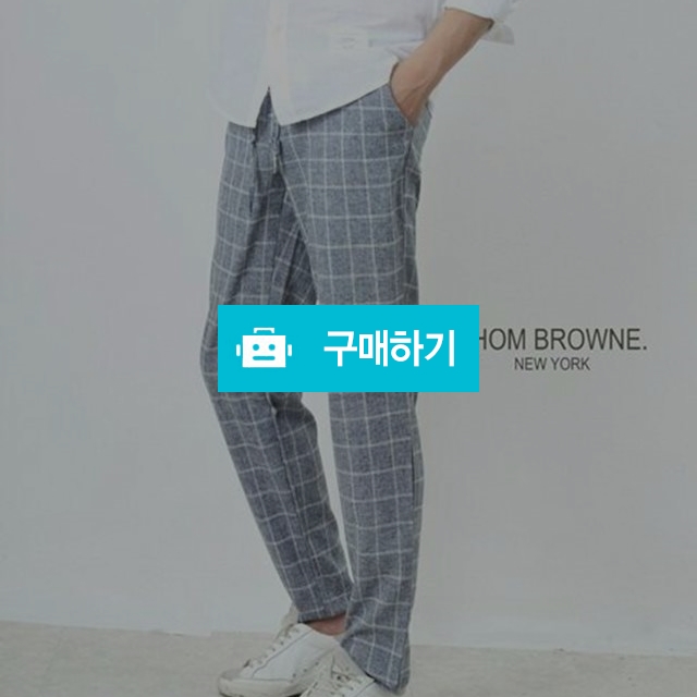 [톰브라운] 보카시 체크 바지  (49) / 스타일멀티샵 / 디비디비 / 구매하기 / 특가할인