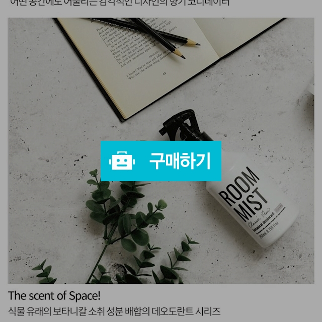 보타니컬 데오드란트 룸미스트(룸스프레이) / 라이프앤 / 디비디비 / 구매하기 / 특가할인