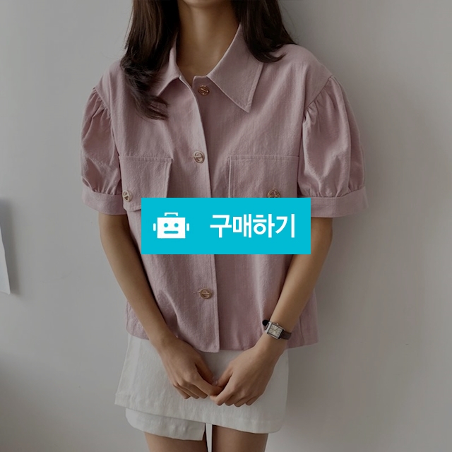 여름 트렌디 카라넥 금장단추 반팔 면자켓 / 소행샵 / 디비디비 / 구매하기 / 특가할인