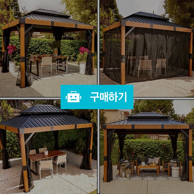 소자그 조립식 가제보 파고라 3x3.6 야외원두막 전원주택마당 옥상 정자 테라스 바베큐장 / 다모아아토즈님의 스토어 / 디비디비 / 구매하기 / 특가할인
