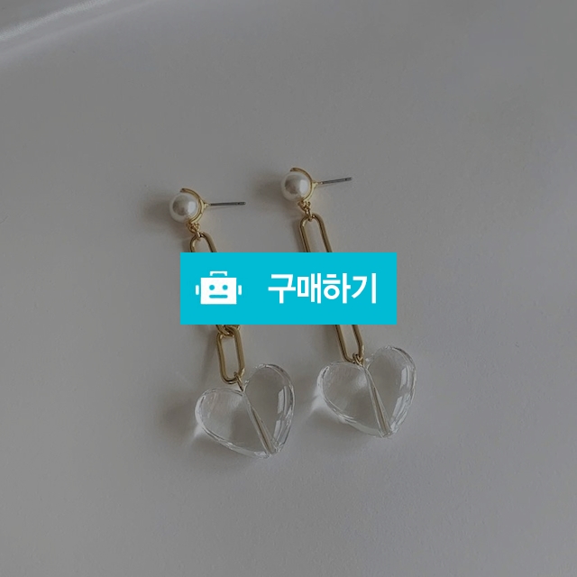 몽몽드 체인 아크릴 하트귀걸이 / 몽몽드님의 스토어 / 디비디비 / 구매하기 / 특가할인