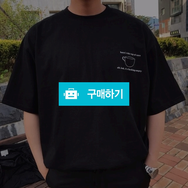 루즈핏 라운드 레터링 반팔 티셔츠 / 셀럽CELEB / 디비디비 / 구매하기 / 특가할인