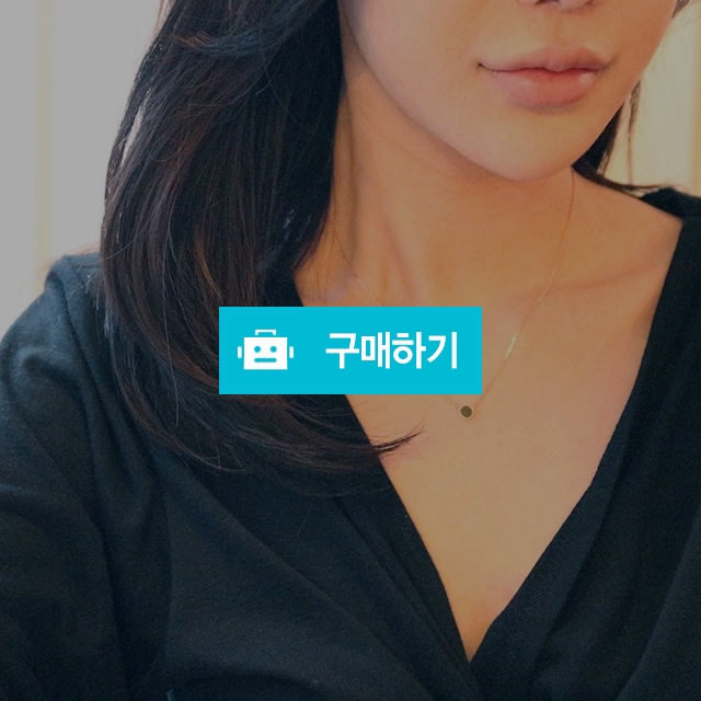정려원/손담비 블랙오닉스 목걸이 SILVER925 / 오브루나 / 디비디비 / 구매하기 / 특가할인