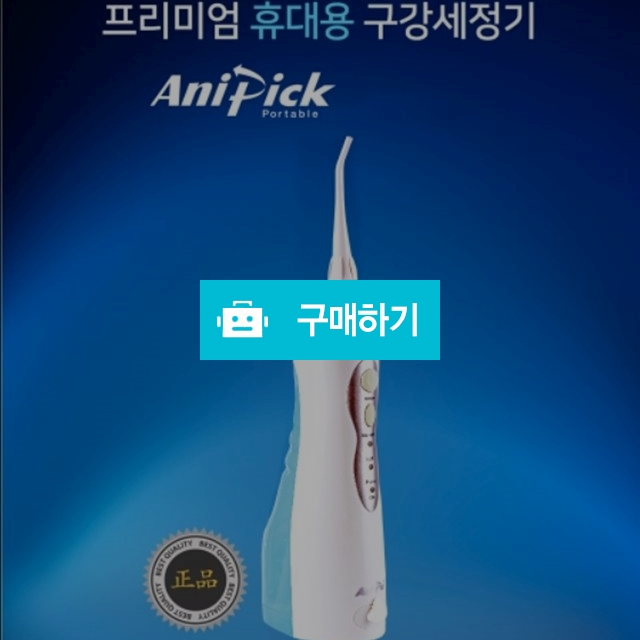 구강세정기 애니픽 / 러뷰님의 스토어 / 디비디비 / 구매하기 / 특가할인