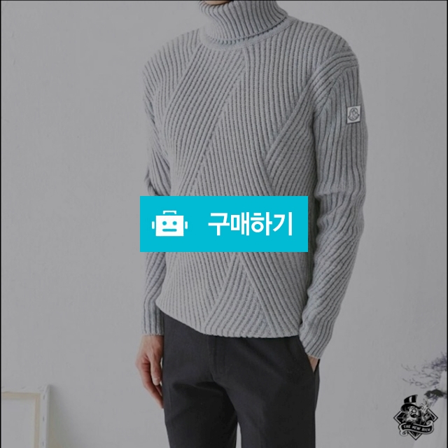 감마블루 사선 터틀넥 / 미라클퀸 / 디비디비 / 구매하기 / 특가할인