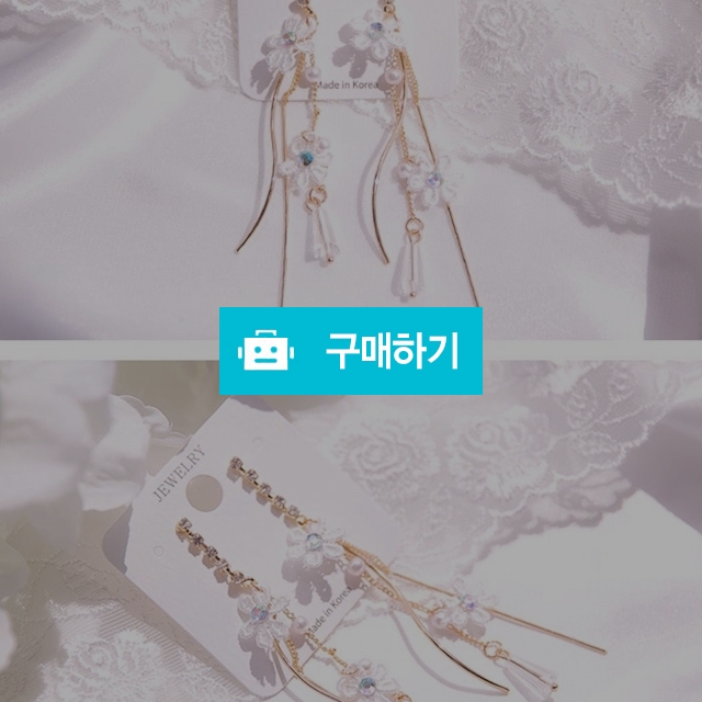 꽃잎 비즈 드롭 귀걸이 / charmant96님의 스토어 / 디비디비 / 구매하기 / 특가할인