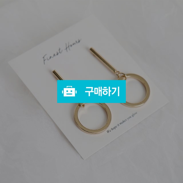 볼드 써클바 드롭 귀걸이 / 파이니스트 아워 / 디비디비 / 구매하기 / 특가할인