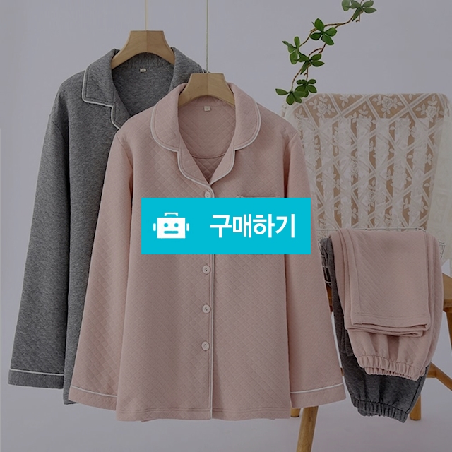겨울 순면 잠옷 세트 누빔 긴팔 긴바지 홈웨어 남자 여자 신혼 커플 파자마 / 댕유마켓님의 스토어 / 디비디비 / 구매하기 / 특가할인