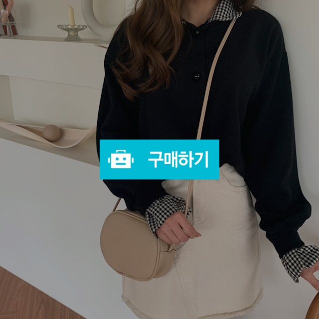 봄신상 체크배색 단추 라운드 가디건 ♡3color♡ / 가빈뚠 / 디비디비 / 구매하기 / 특가할인