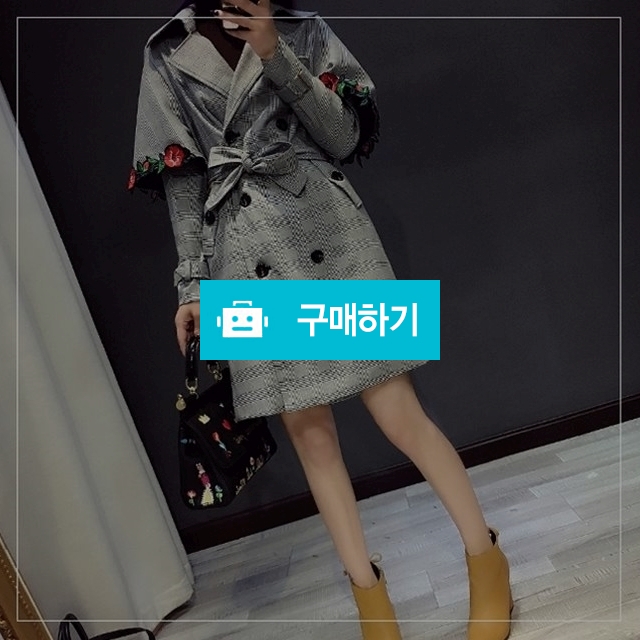 플라워케이프 그레이 롱코트 / 비비드걸님의 스토어 / 디비디비 / 구매하기 / 특가할인