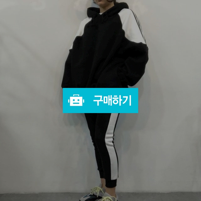 삼선 배색 후드 트레이닝 팬츠 세트 / 김체리님의 스토어 / 디비디비 / 구매하기 / 특가할인