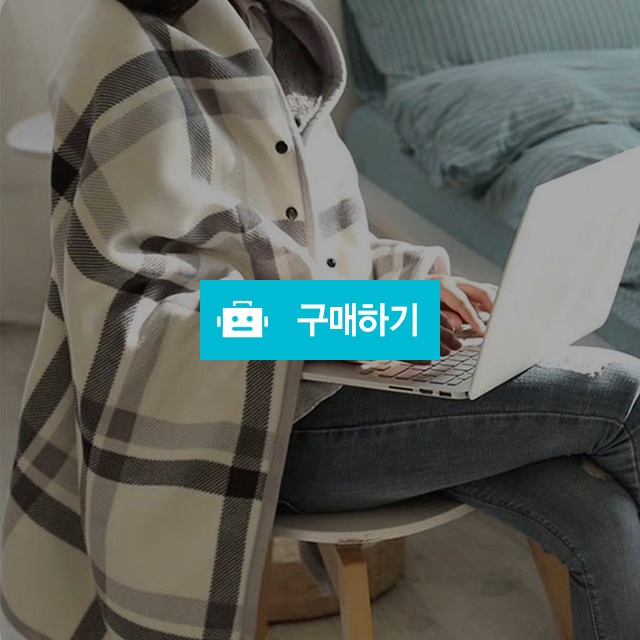 겨울 대형 극세사 체크 단추 무릎담요 어깨숄담요 사무실 방한 블랭킷 똑딱이담요 / 동가미샵 / 디비디비 / 구매하기 / 특가할인