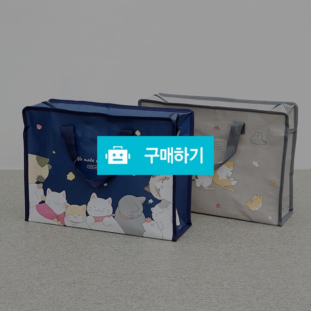 핑크풋 여행용 쇼핑 가방 냥냥 투명 타포린백 중 / 설래임 / 디비디비 / 구매하기 / 특가할인