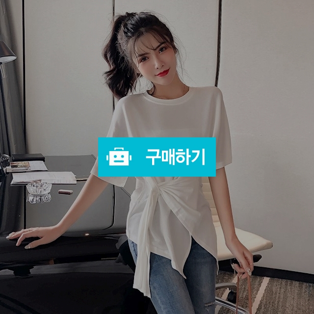 허리묶음 반팔티  / 여성쇼핑몰 이즈굿 / 디비디비 / 구매하기 / 특가할인