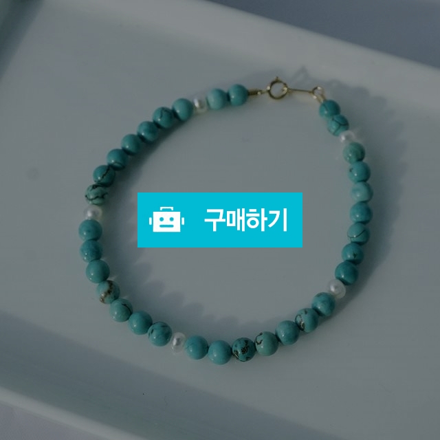 14k 하울라이트 진주 원석 팔찌 / 손수메이크 / 디비디비 / 구매하기 / 특가할인
