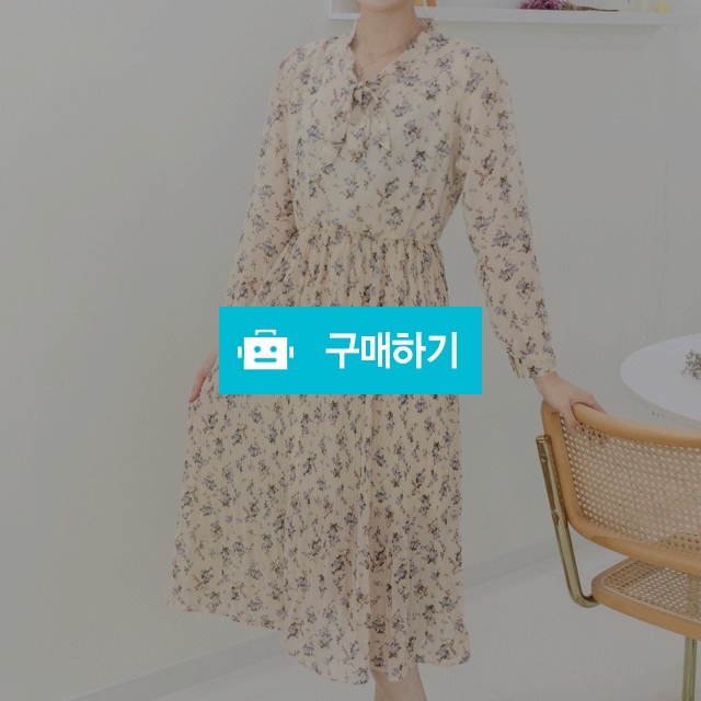 플라워 리본 플리츠 밴딩 원피스 / 아임모던님의 스토어 / 디비디비 / 구매하기 / 특가할인