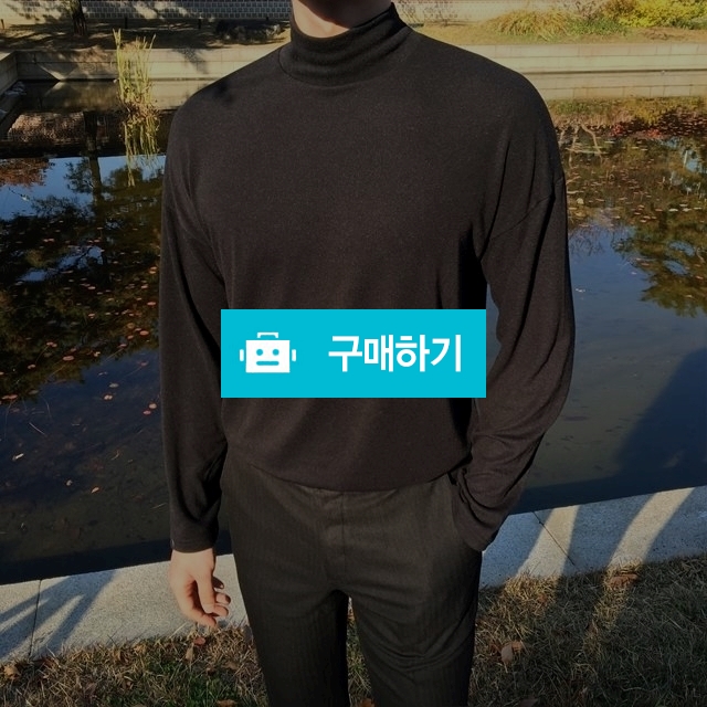 리이고] 히트 반폴라 하프넥 니트티 / REEGO 리이고 / 디비디비 / 구매하기 / 특가할인