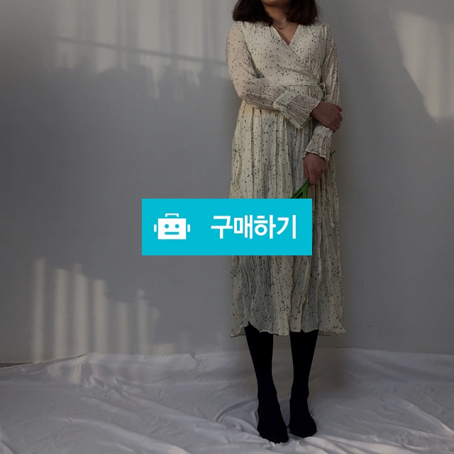 도트 주름 쉬폰 롱 원피스 / 콩고님의 스토어 / 디비디비 / 구매하기 / 특가할인