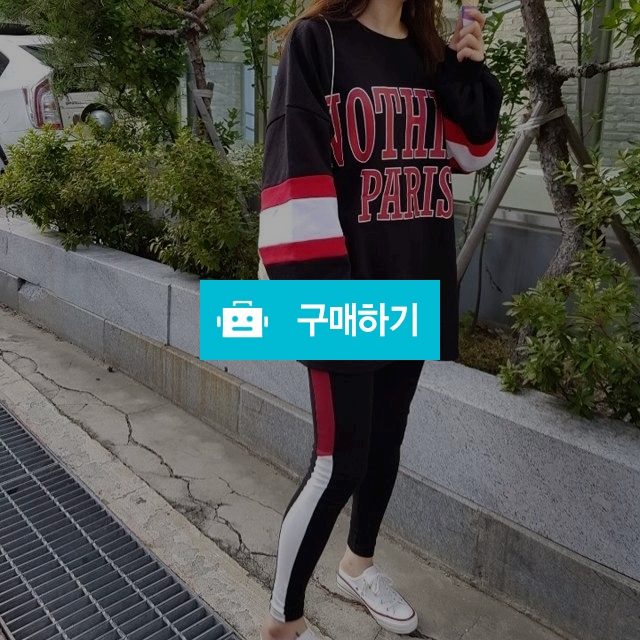 패리스 박스 맨투맨 레깅스세트 / 데일리초 / 디비디비 / 구매하기 / 특가할인