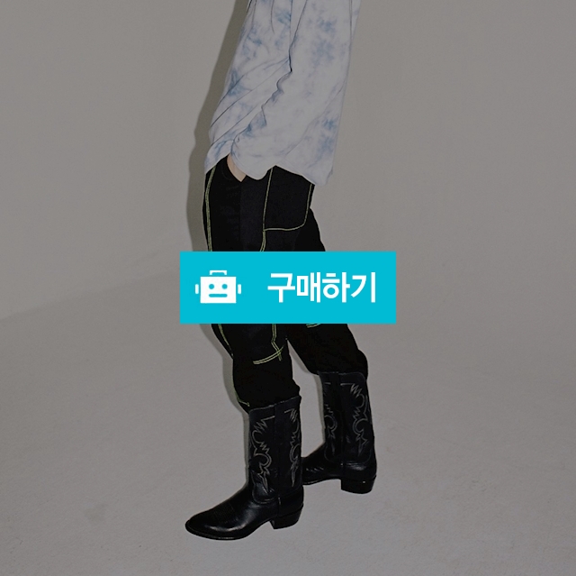 쎄르페 [unisex] 블랙 액시드 스티치 밴딩팬츠 / 쎄르페 / 디비디비 / 구매하기 / 특가할인