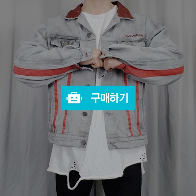 남녀공용 오버핏 레드라인 워싱 청자켓 / 아이엘맨 / 디비디비 / 구매하기 / 특가할인