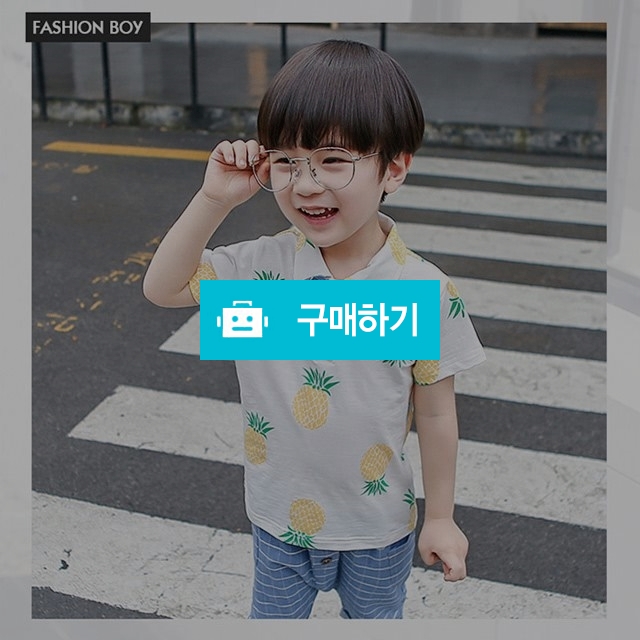 더아우라 키즈 파인애플 상하세트 / 더아우라 / 디비디비 / 구매하기 / 특가할인