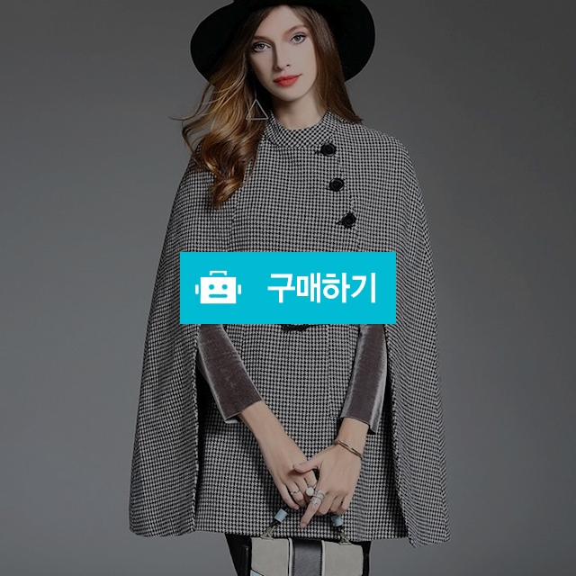 (해외수입)고퀄리티 체크 케이프 망토 / 비비드걸님의 스토어 / 디비디비 / 구매하기 / 특가할인