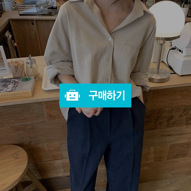 어텀 루즈핏 린넨셔츠 / 시은씨 스토어 / 디비디비 / 구매하기 / 특가할인