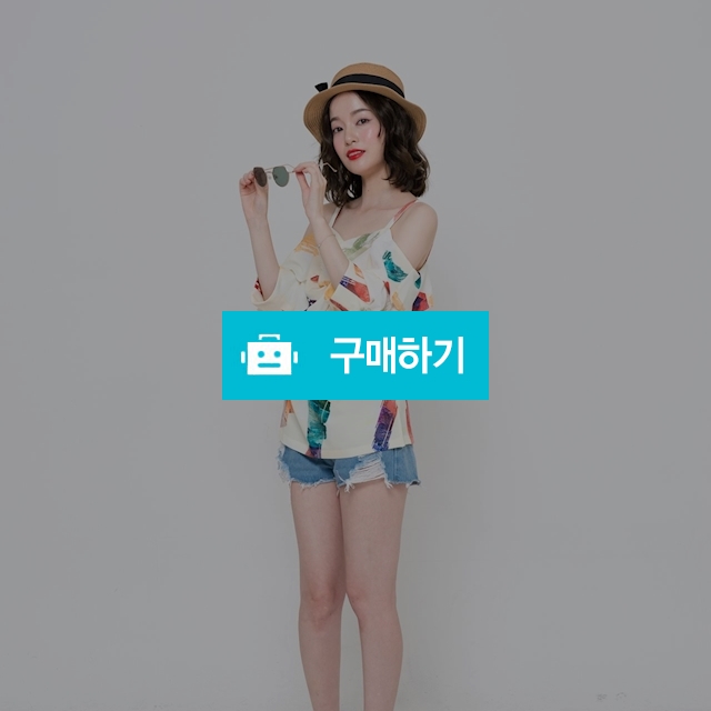 [블리다] Color brush draped offshoulder blouse / 포틴데이즈 / 디비디비 / 구매하기 / 특가할인