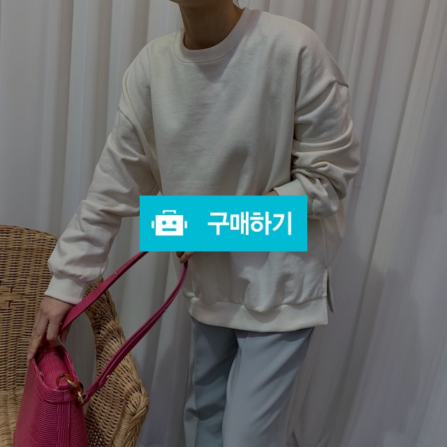 오버핏 트임 파스텔 맨투맨 / 프렌제이 / 디비디비 / 구매하기 / 특가할인