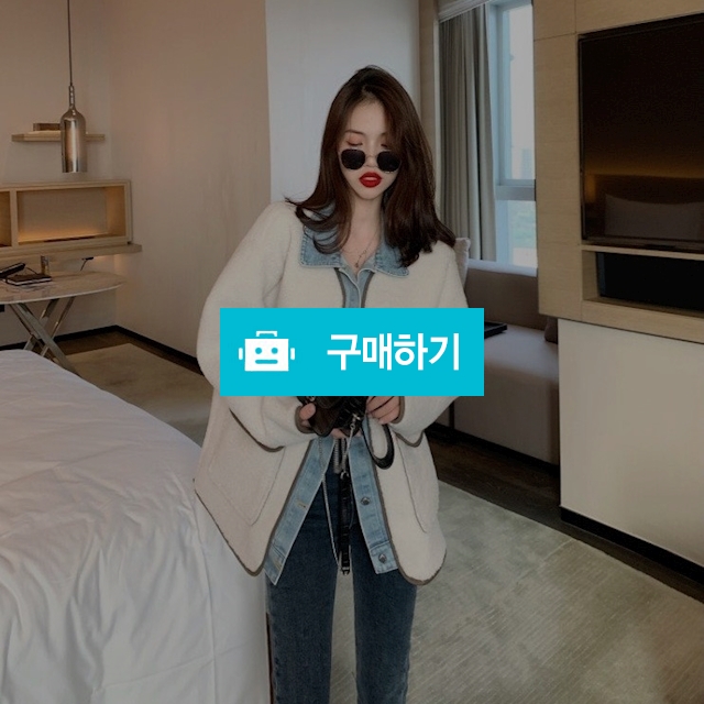 2019 F/W 유니크 데님 레이어드 여성 양털 자켓 (2color) / 단골집1 / 디비디비 / 구매하기 / 특가할인