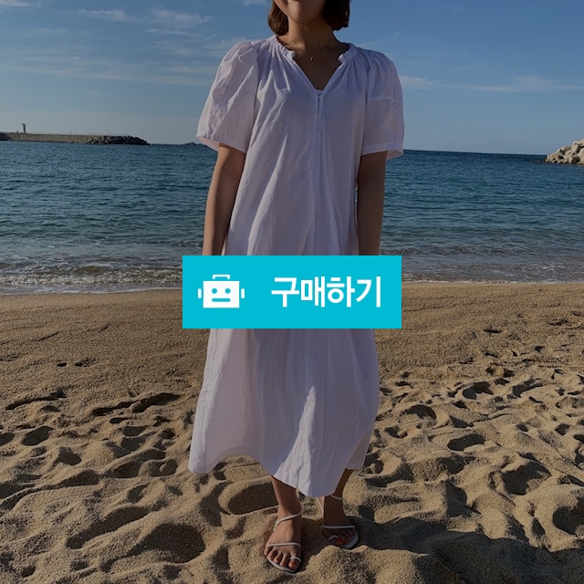 노카라 셔링 코튼 원피스 / 숨띵 / 디비디비 / 구매하기 / 특가할인