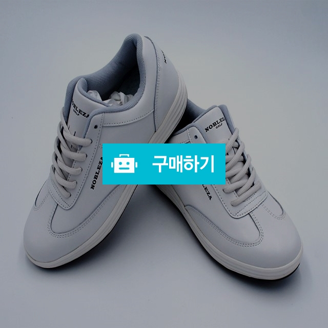노블레자 SJ-01 화이트 스파이크리스골프화 / 노블레자 / 디비디비 / 구매하기 / 특가할인