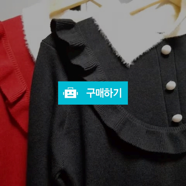 연말 카라 진주 러플 원피스 / 잰스타일 / 디비디비 / 구매하기 / 특가할인