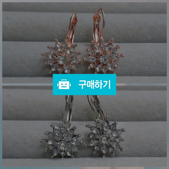 지르코니아 큐빅 귀걸이 / 완두콩스프의 쥬얼리 매장 / 디비디비 / 구매하기 / 특가할인