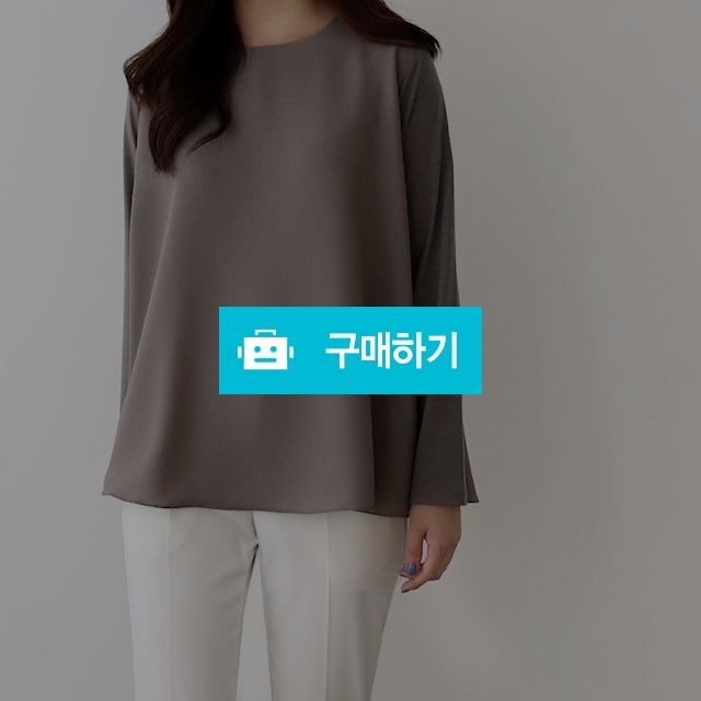 2가지 다른 소재의 믹스로 세련된 디자인 블라우스티 / 아이에스지 / 디비디비 / 구매하기 / 특가할인