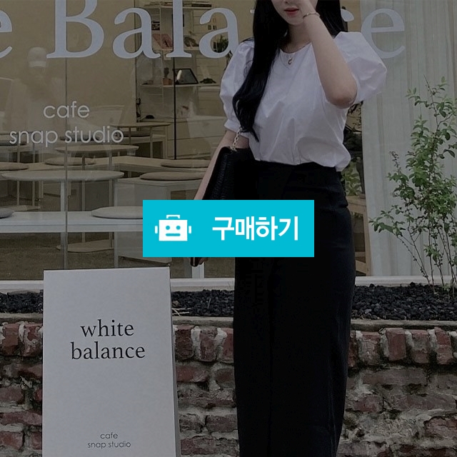 여름 숄더 퍼프 면 블라우스 2 color / 도어러블 / 디비디비 / 구매하기 / 특가할인